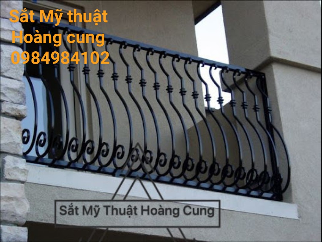 Ban công sắt mỹ thuật đẹp BC12