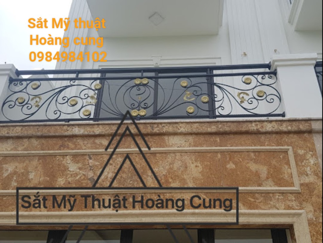 Ban công sắt mỹ thuật đẹp BC02