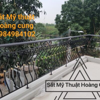 Ban công sắt mỹ thuật đẹp BC01