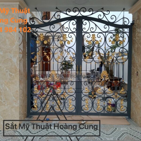 cổng sắt mỹ thuật đẹp (15)