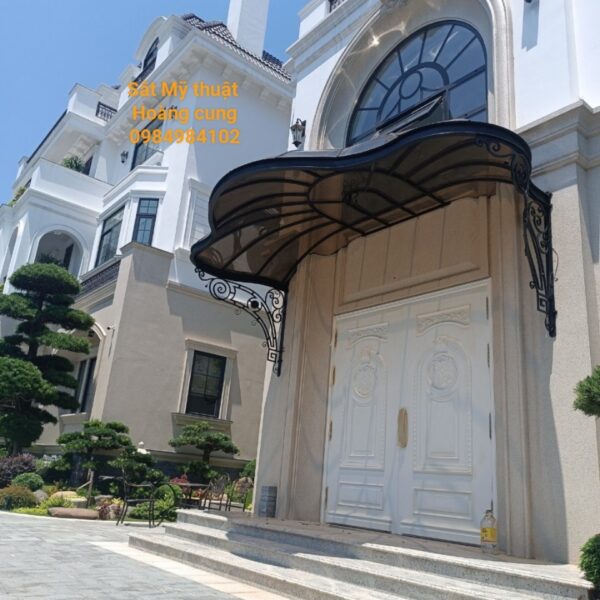 mái kính cường lực sắt mỹ thuật (49)